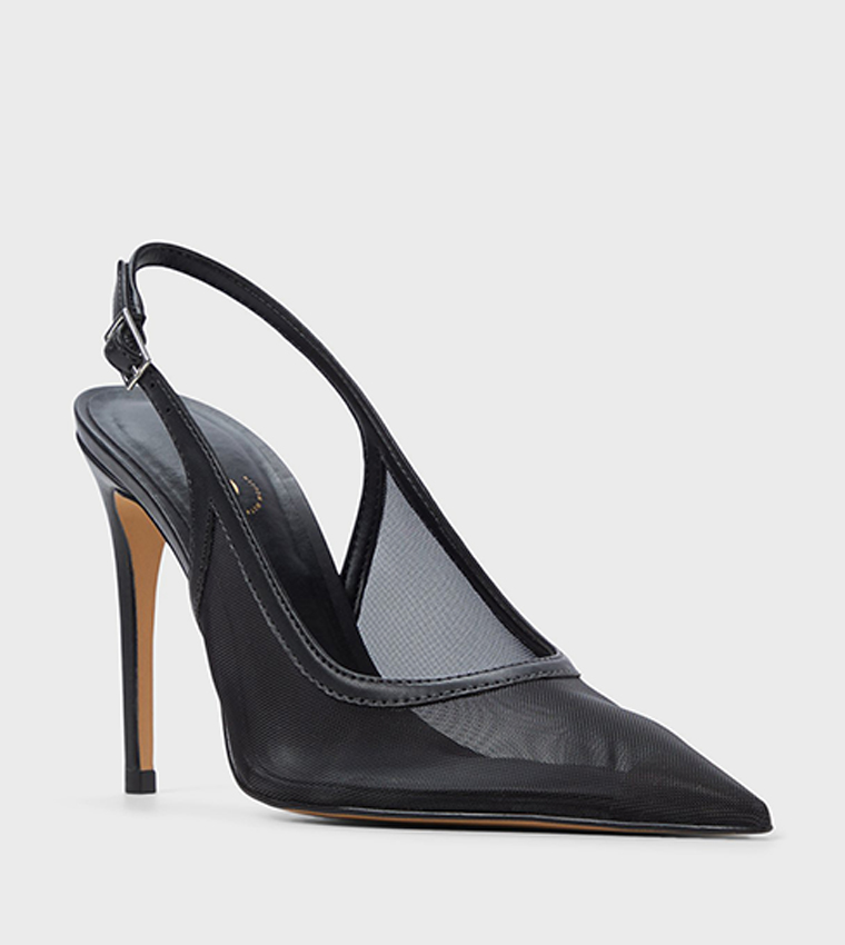 STESSY Mesh Slingback Pumps