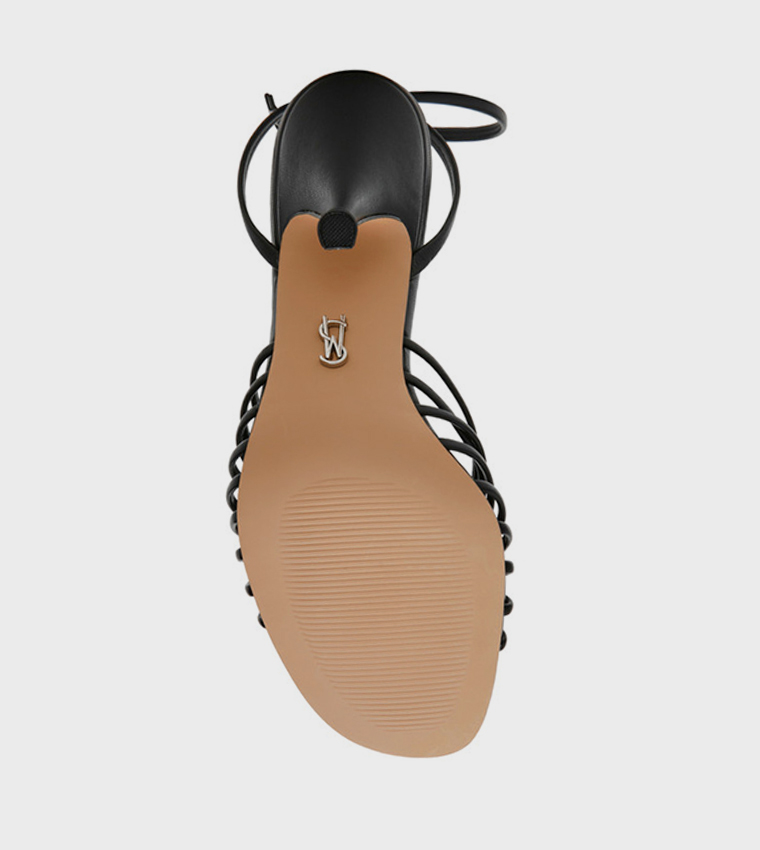 INTWINED Ankle Strap Heel Sandals