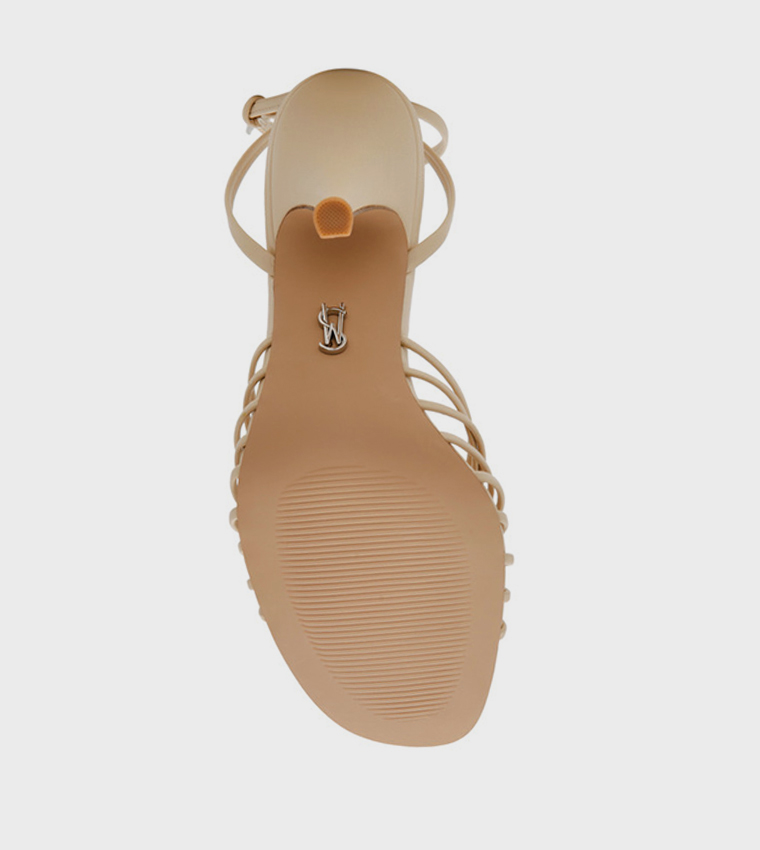 صندل كعب بحزام كاحل 