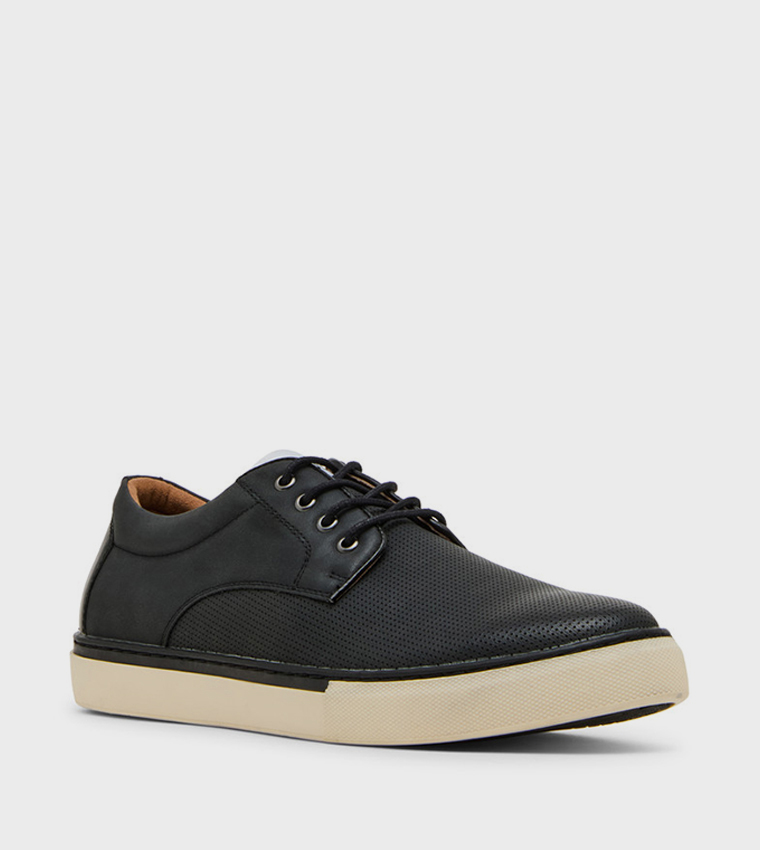 MBLAKE Textured Lace-Up Shoes