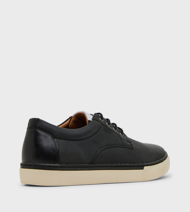 MBLAKE Textured Lace-Up Shoes
