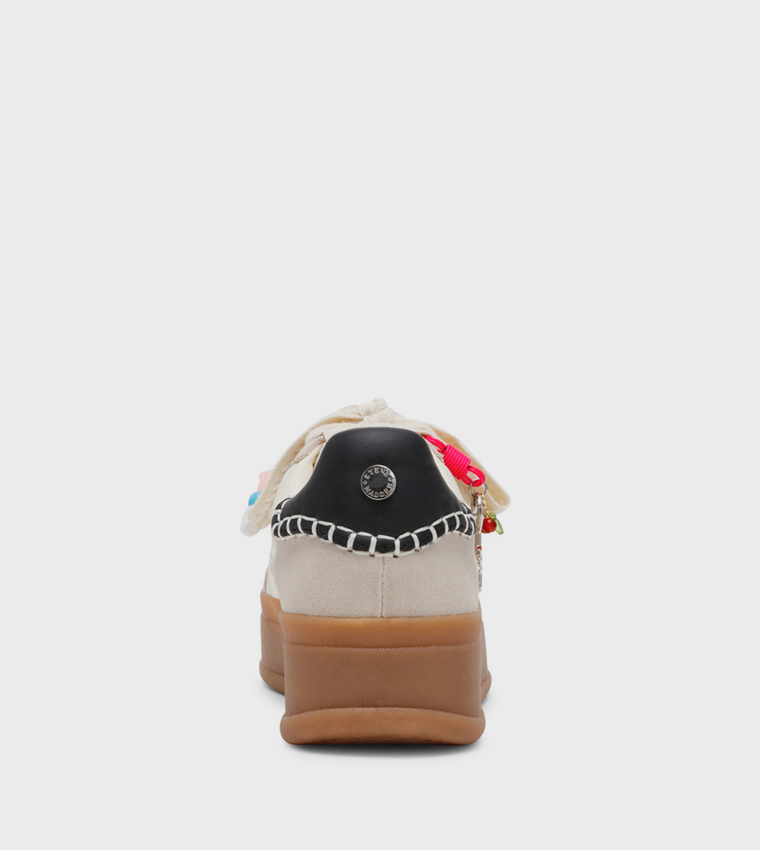 OFF TRACK-D Lace-Up Platform Sneakers