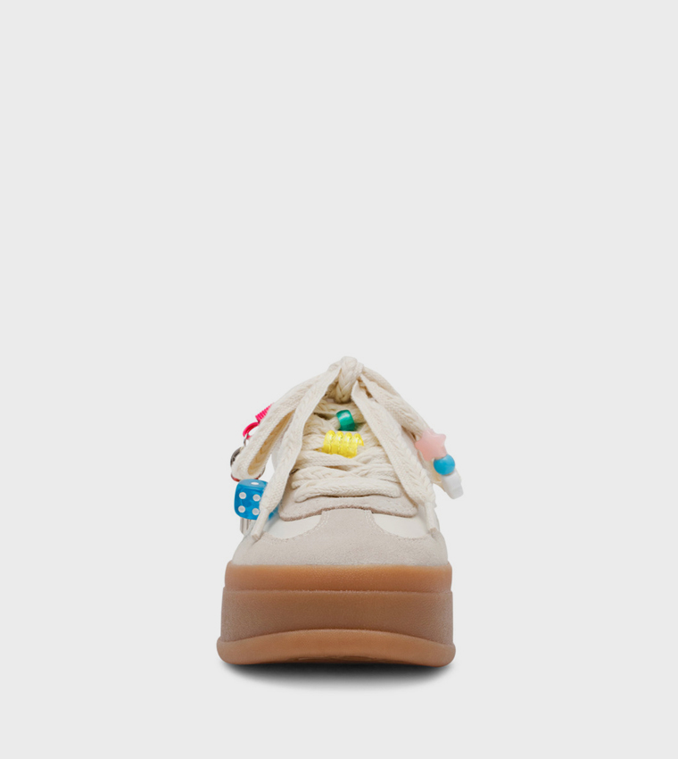 OFF TRACK-D Lace-Up Platform Sneakers