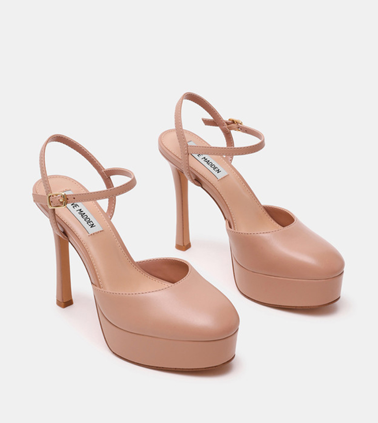 حذاء كعب بحزام كاحل 