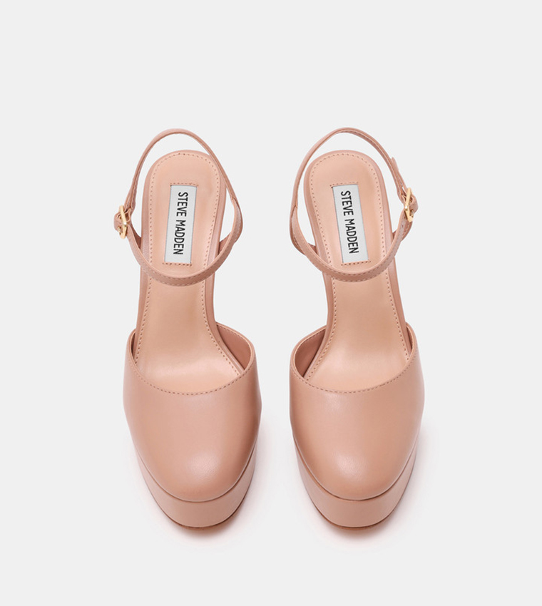 حذاء كعب بحزام كاحل 