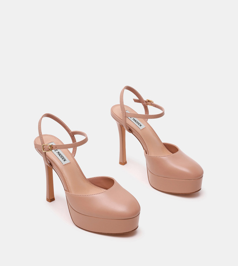 حذاء كعب بحزام كاحل 