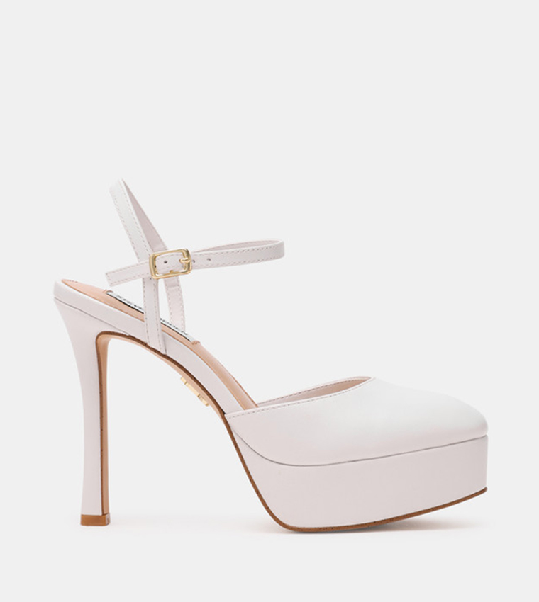 حذاء كعب بحزام كاحل 