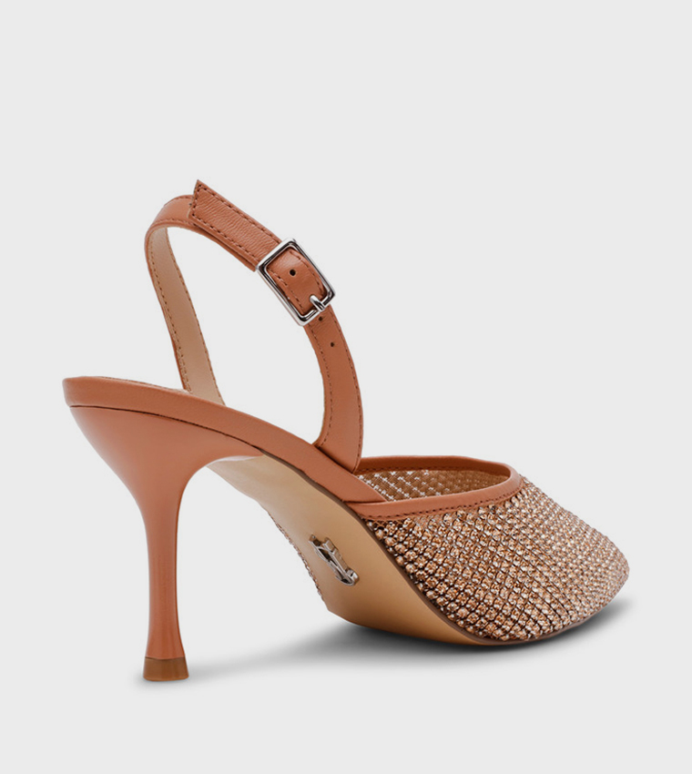 SENSOR Embellished Pointed Toe Pumps