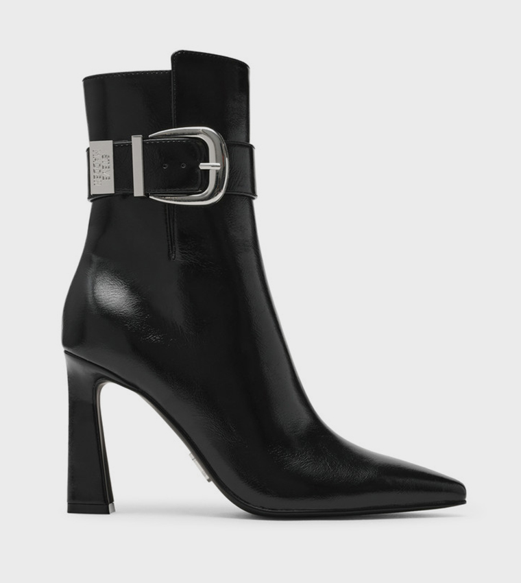STASHED Pointed Toe Ankle Boots