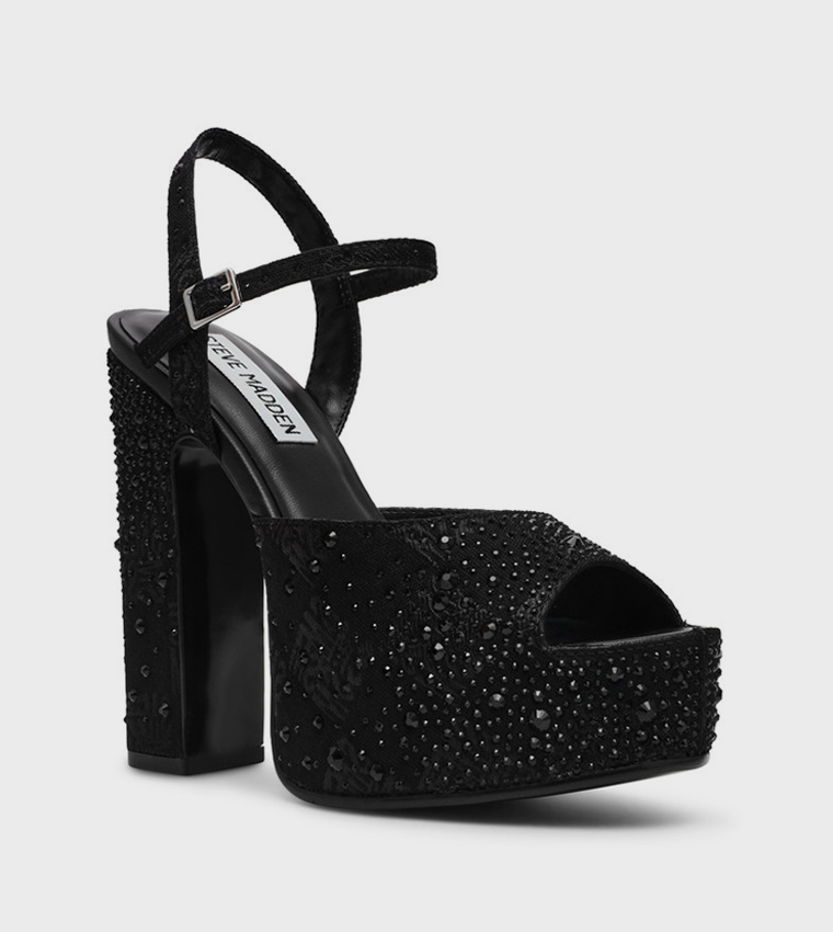 TANDEM-SMR Embellished Heel Sandals