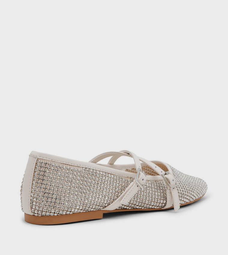 WATCHLIST Embellished Mary Jane Shoes