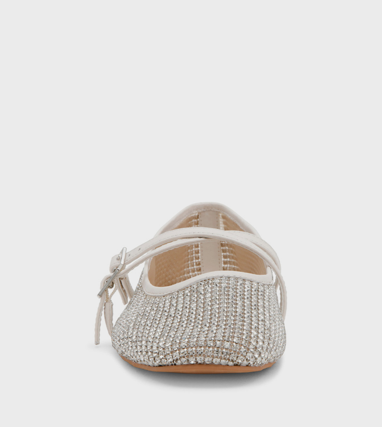 WATCHLIST Embellished Mary Jane Shoes