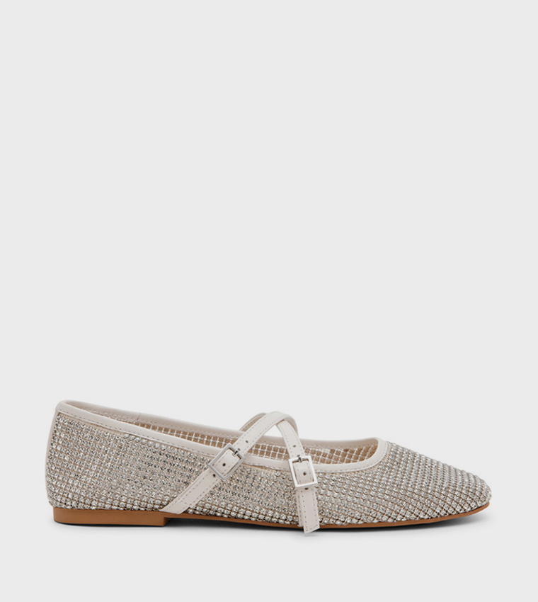 WATCHLIST Embellished Mary Jane Shoes