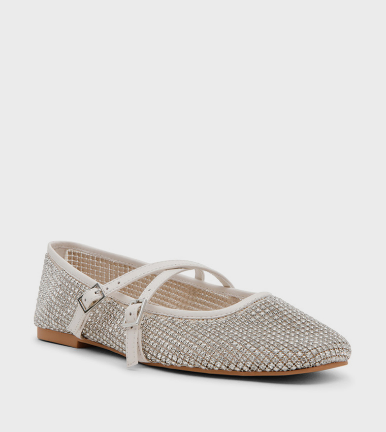 WATCHLIST Embellished Mary Jane Shoes