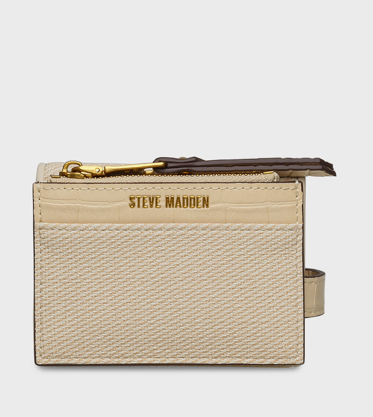BCADENS Textured Logo Detail Wallet