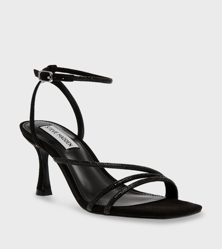 STIR-UP Embellished Ankle Strap Sandals