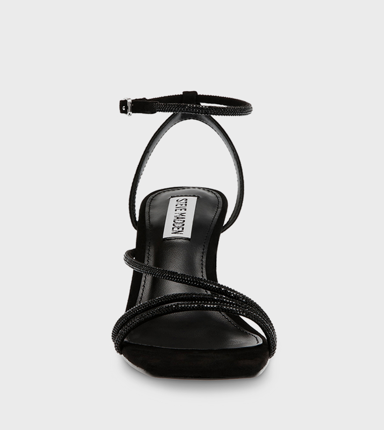 STIR-UP Embellished Ankle Strap Sandals
