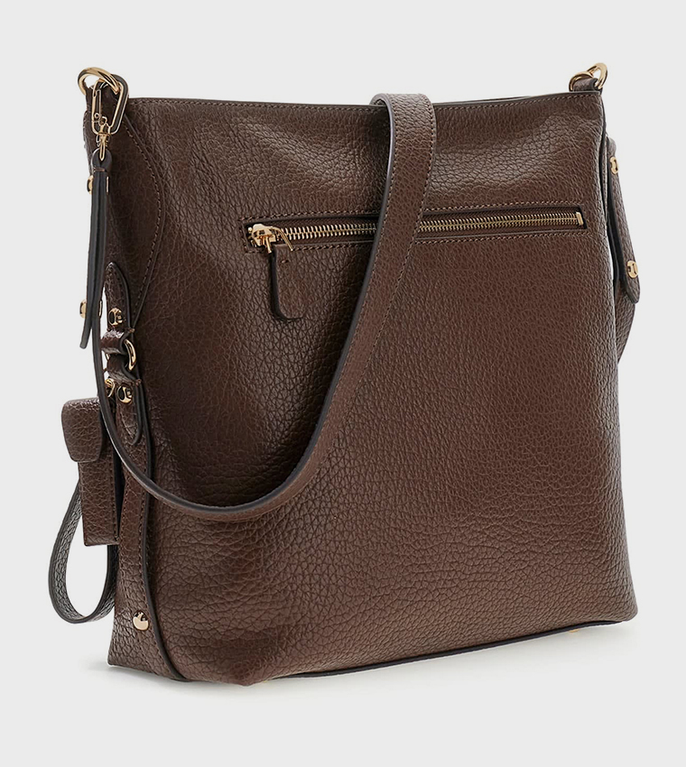 MARSHA Textured Girlfriend Satchel Bag