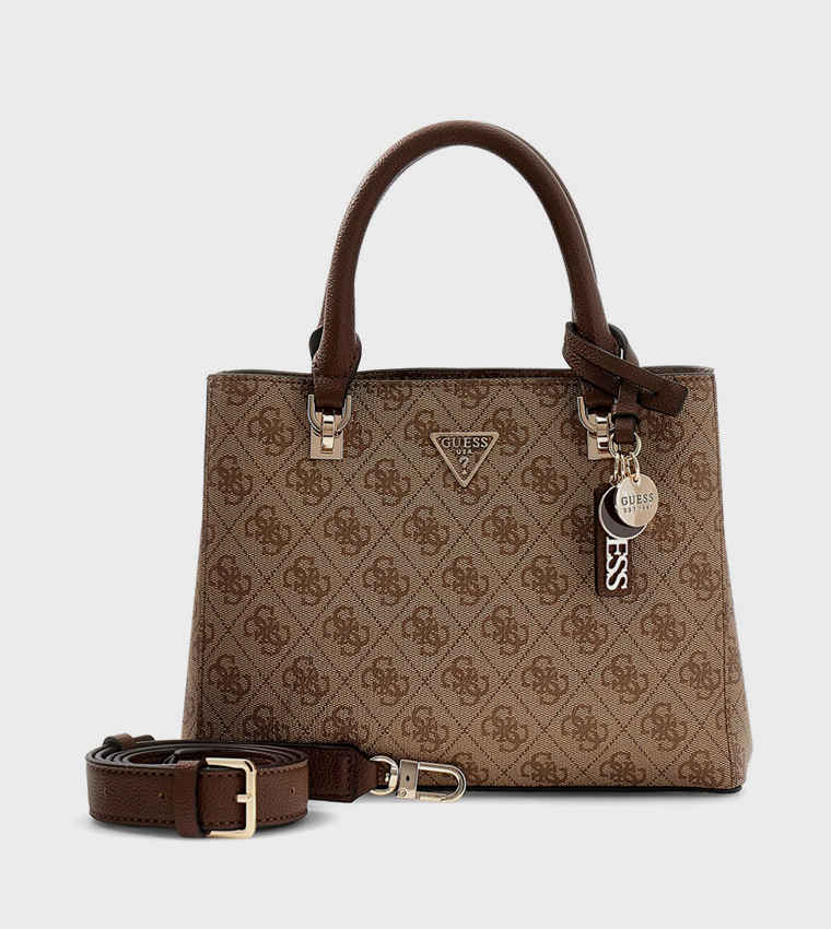 NOELLE II Logo Patterned Satchel Bag