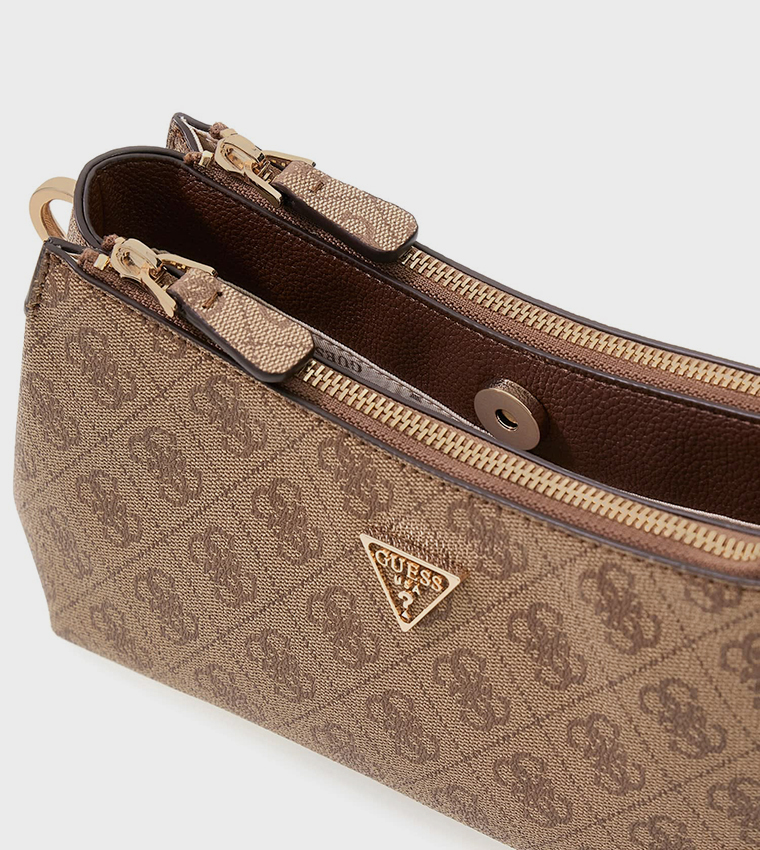 NOELLE II Logo Patterned Shoulder Bag
