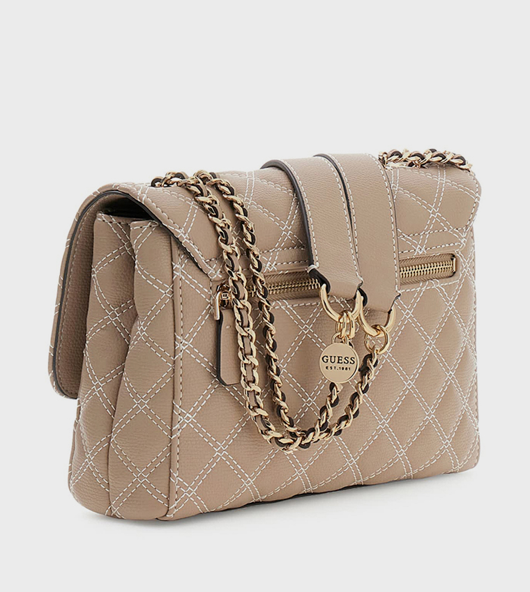 GIULLY II Quilted Convertible Shoulder Bag