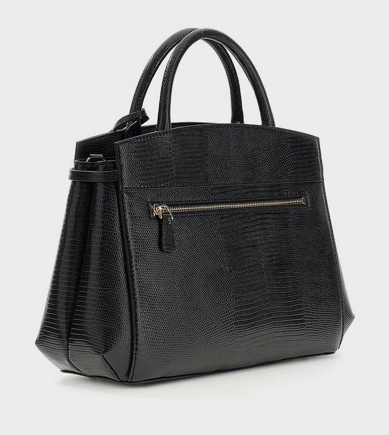 MELINDA Textured Satchel Bag