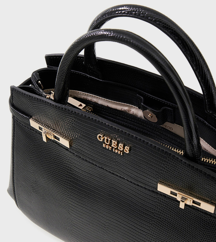 MELINDA Textured Satchel Bag