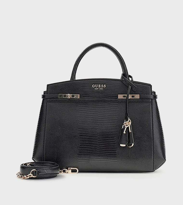 MELINDA Textured Satchel Bag