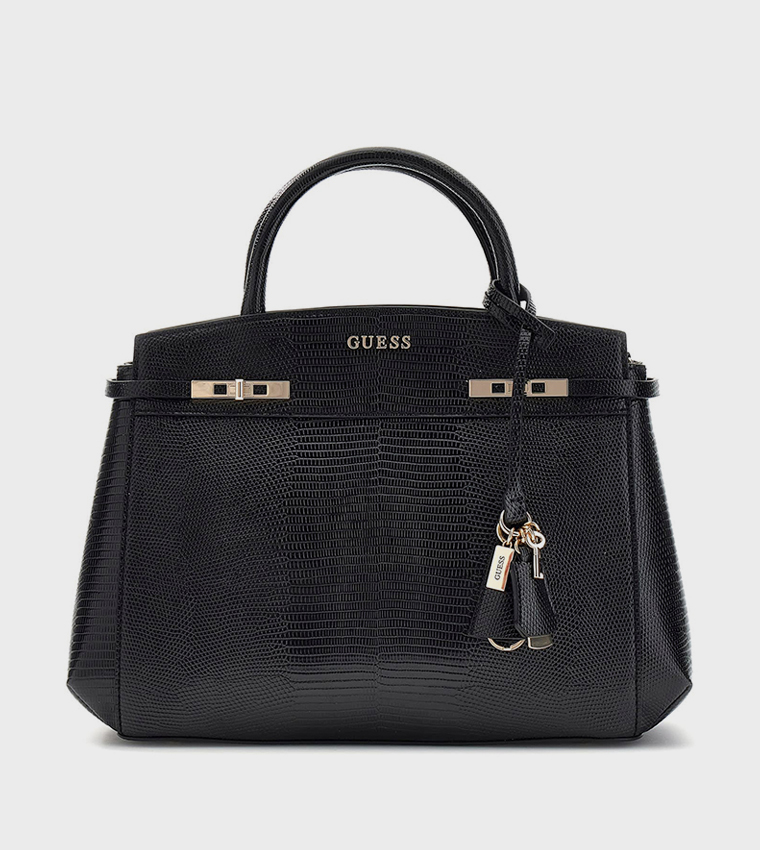 MELINDA Textured Satchel Bag