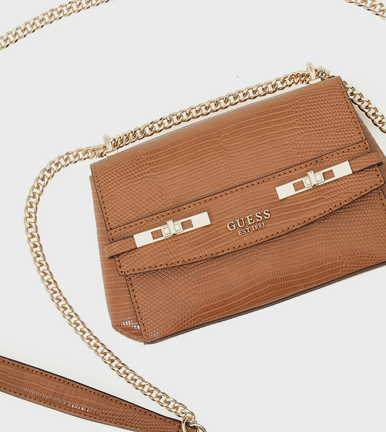 MELINDA Textured Convertible Crossbody Bag