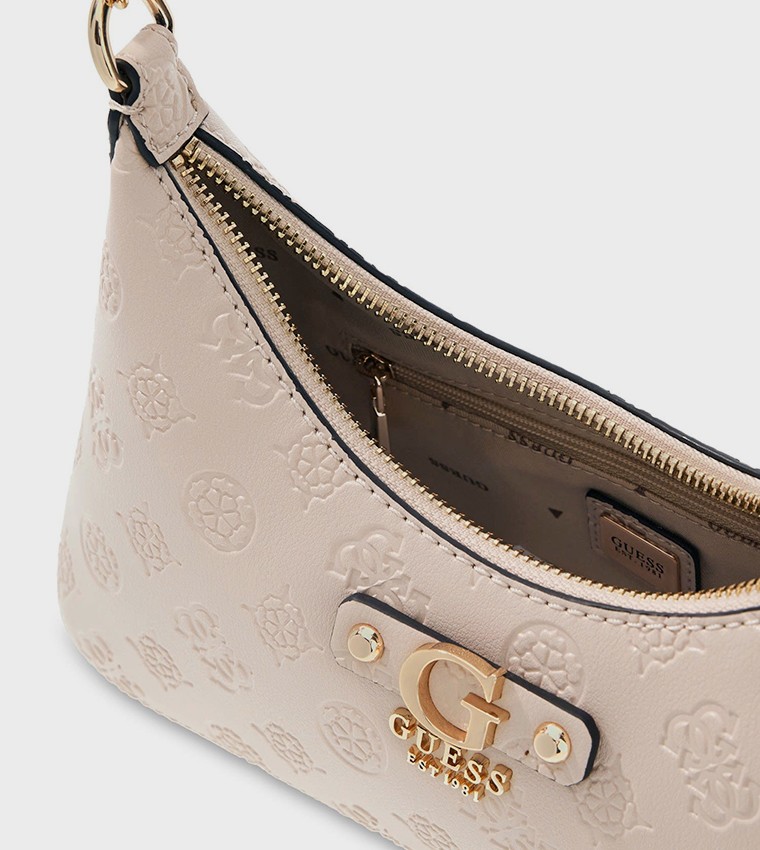 DITA Logo Debossed Shoulder Bag