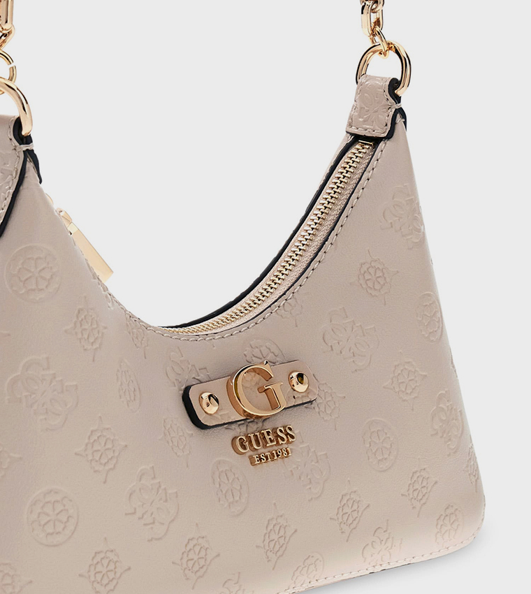 DITA Logo Debossed Shoulder Bag