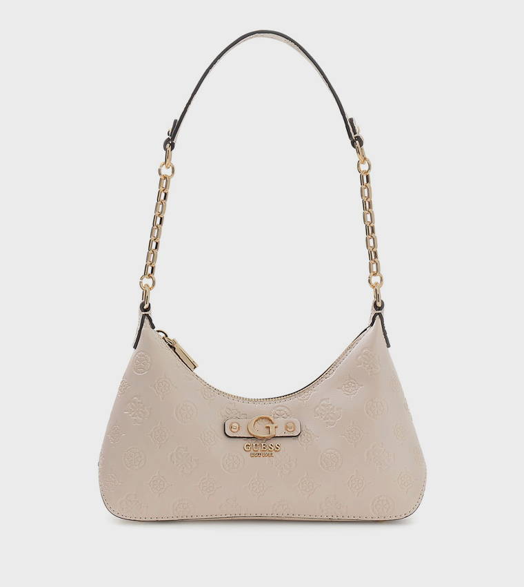 DITA Logo Debossed Shoulder Bag