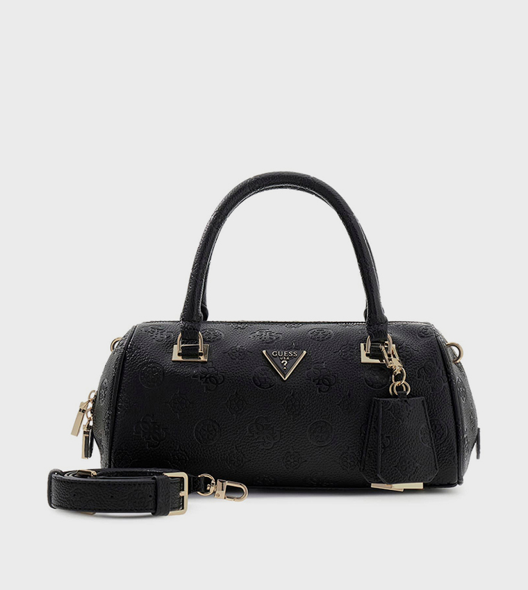 CRESIDIA II Logo Debossed Barrel Bag