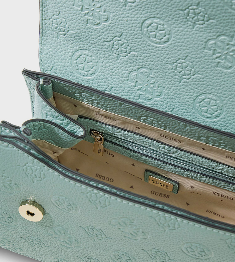 CRESIDIA II Logo Debossed Convertible Crossbody Bag