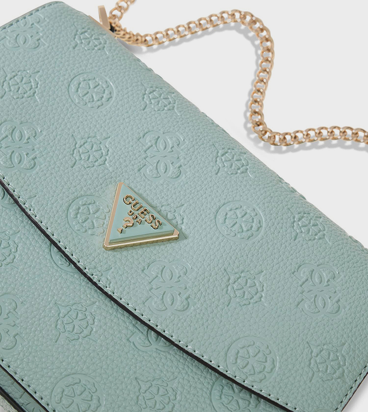 CRESIDIA II Logo Debossed Convertible Crossbody Bag