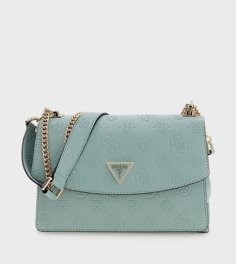 CRESIDIA II Logo Debossed Convertible Crossbody Bag