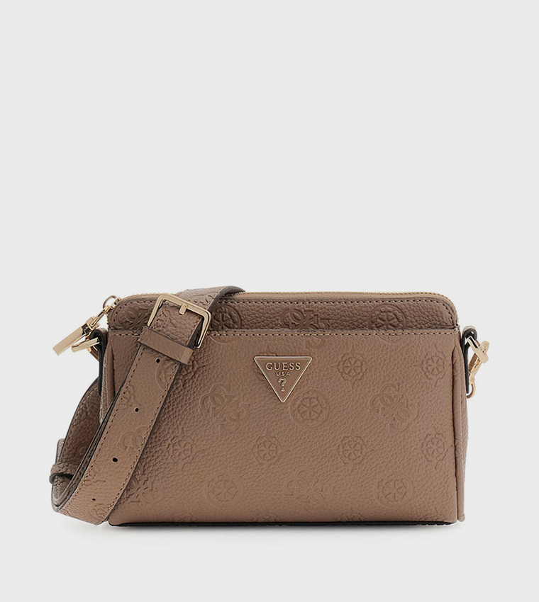 CRESIDIA II Logo Debossed Convertible Crossbody Bag