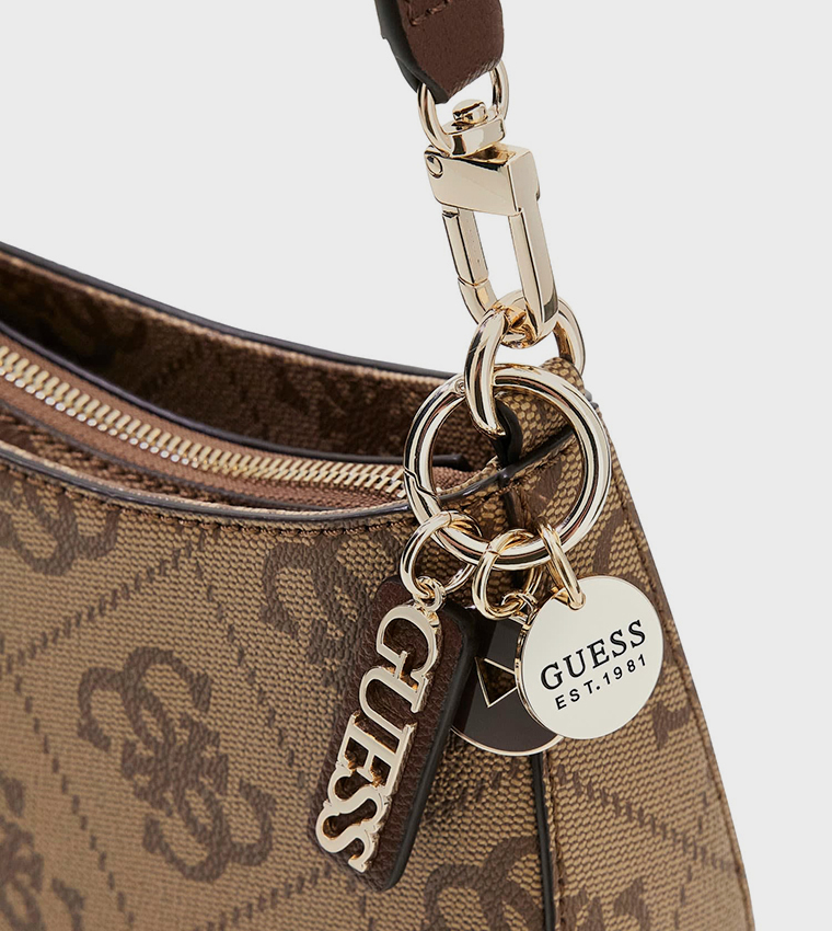 NOELLE II Logo Patterned Shoulder Bag