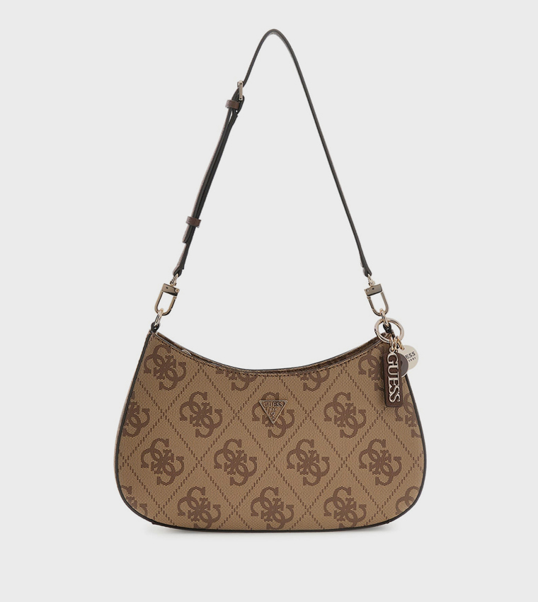 NOELLE II Logo Patterned Shoulder Bag