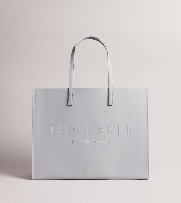 Logo Embossed Tote Bag