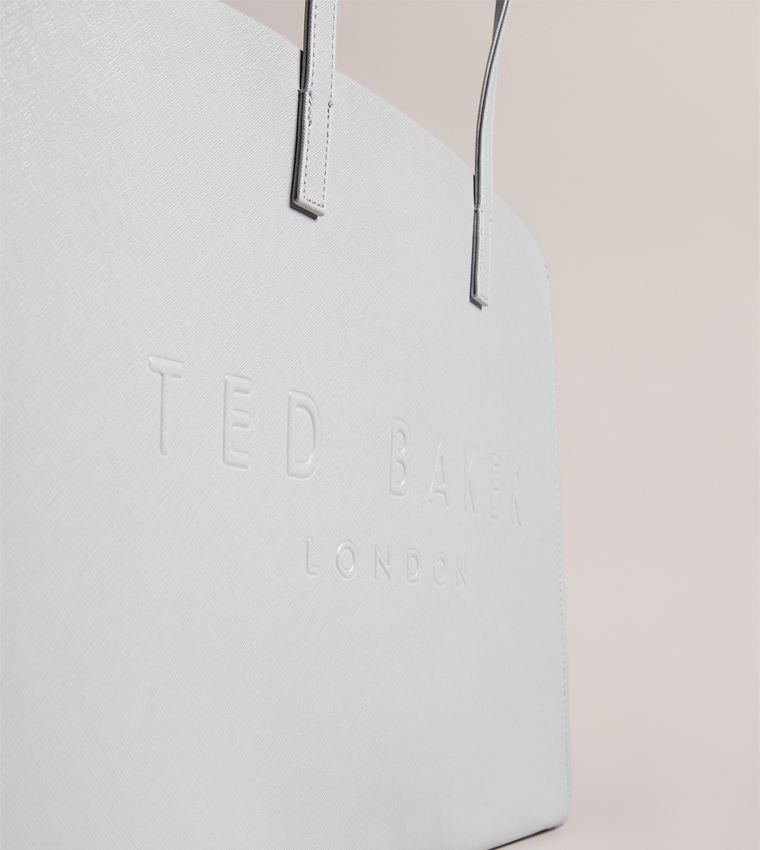 Logo Embossed Tote Bag