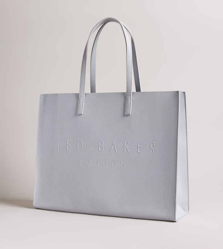 Logo Embossed Tote Bag