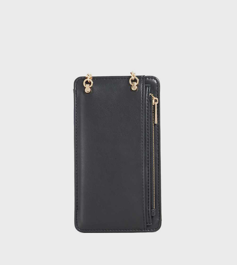 SUMMARISE Textured Phone Crossbody Bag