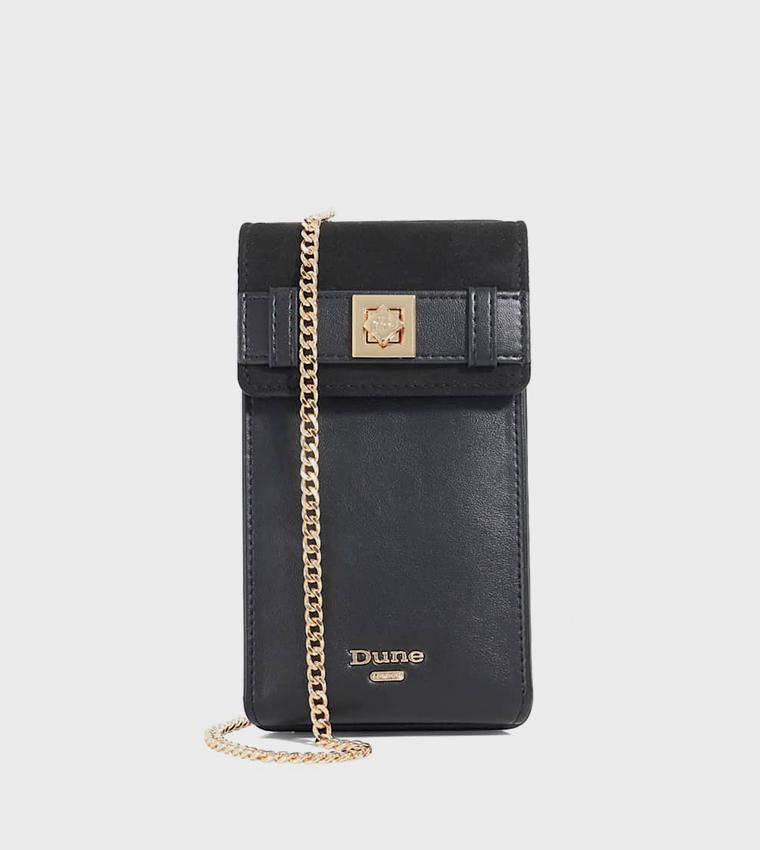 SUMMARISE Textured Phone Crossbody Bag