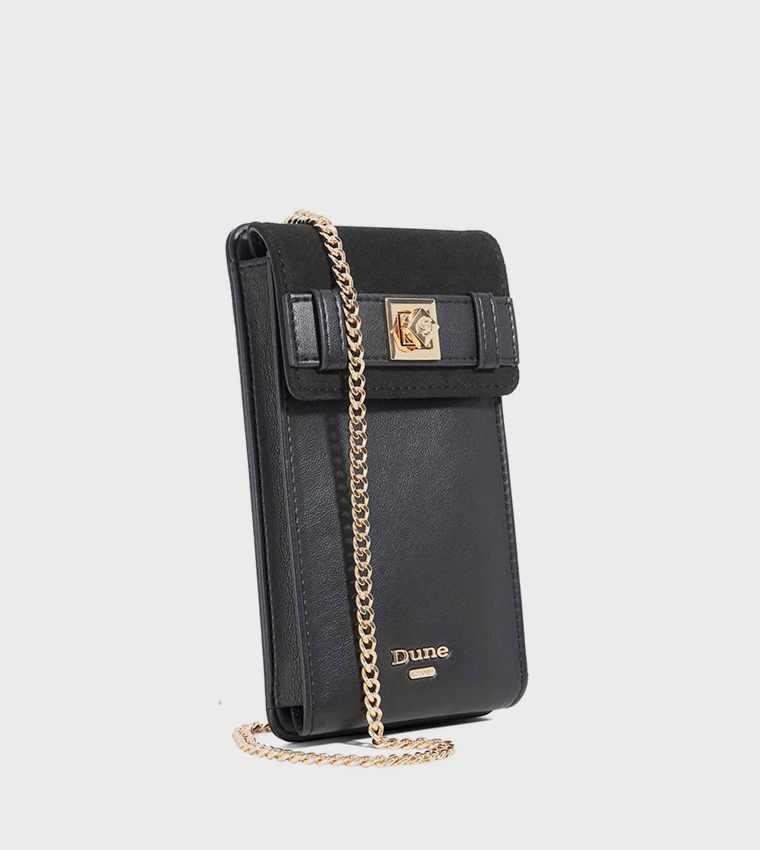 SUMMARISE Textured Phone Crossbody Bag