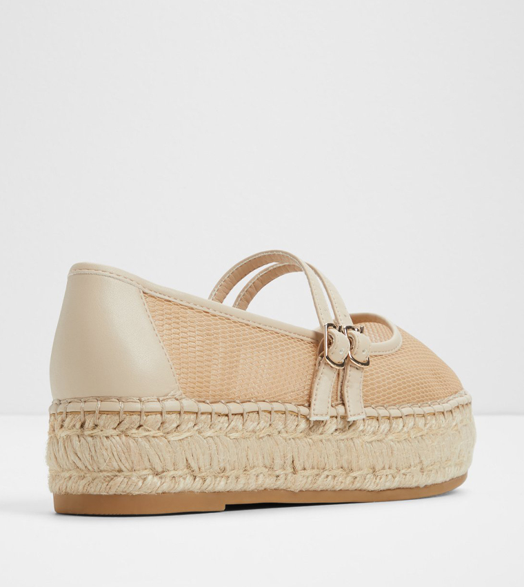 Buy Aldo SUMMERFLING Espadrille Platform Mary Janes In Beige