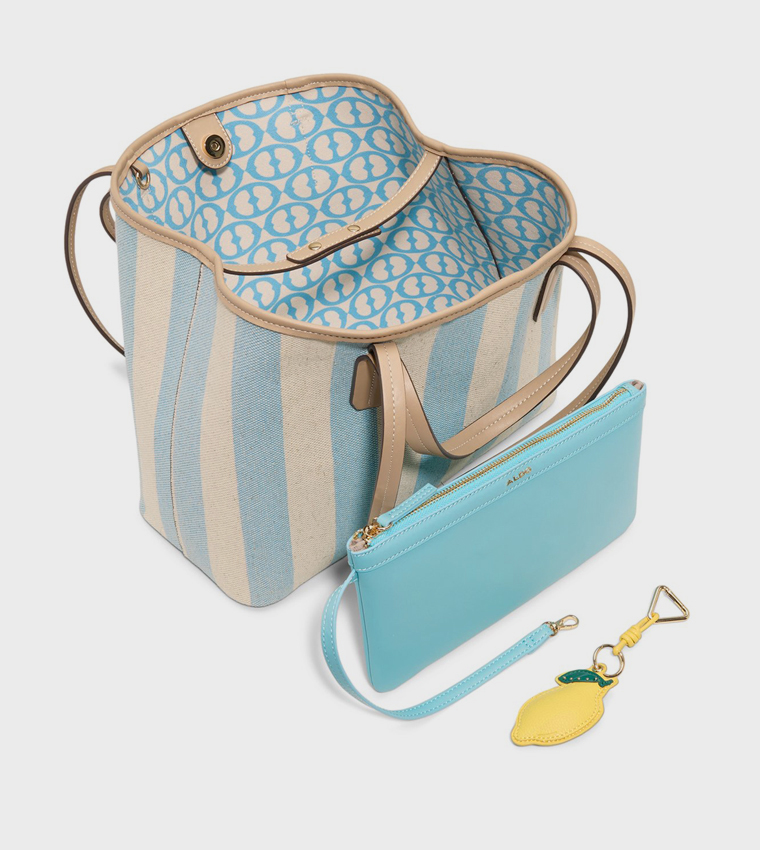 SUMMER Striped Tote Bag