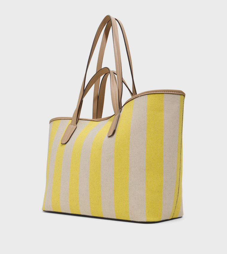 SUMMER Striped Tote Bag