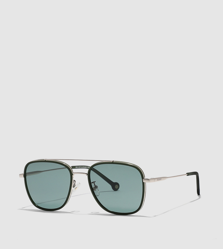 Buy 30Sundays Squared Away Sunglasses In Gold | 6thStreet Qatar